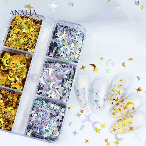  Phụ Kiện Trang Trí Lắp Lánh 6 Kiểu 