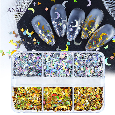  Phụ Kiện Trang Trí Lắp Lánh 6 Kiểu 