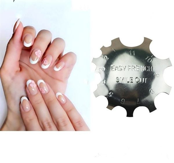  French Cut - Khuôn cắt bột nail 