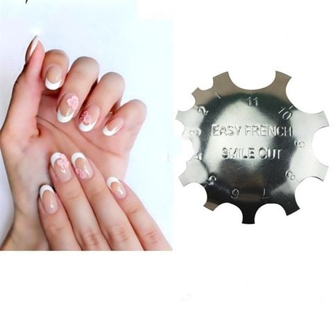  French Cut - Khuôn cắt bột nail 