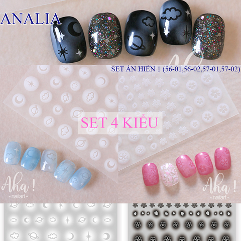  Sticker Nail Hàn Quốc - Aha 