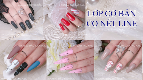  Khoá Học Design Nail Cọ Nét Line 