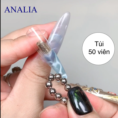 Nam Châm Hạt Tròn 4MM Đẩy Mắt Mèo 