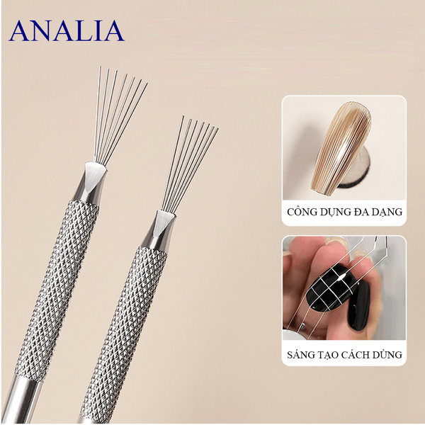  Bút Chấm 7 Đầu Bằng Inox 