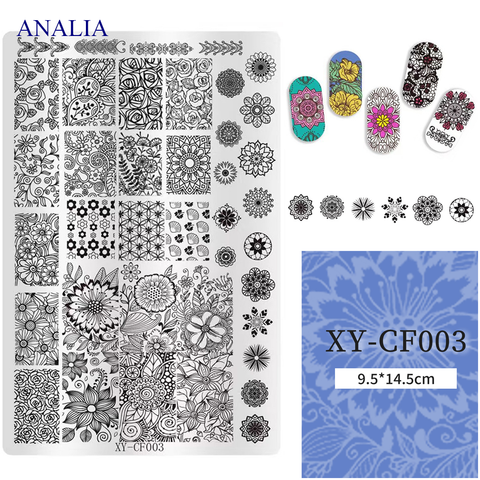  Khuôn in Nails XY-CF Bằng Thép 