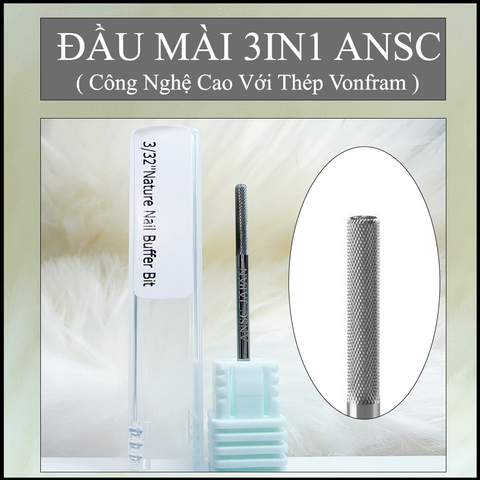  Đầu Mài Khoé 3in1 ANSC Thép Vonfram 