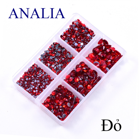  Khay Đá Mix Màu Trắng - 6 Size 