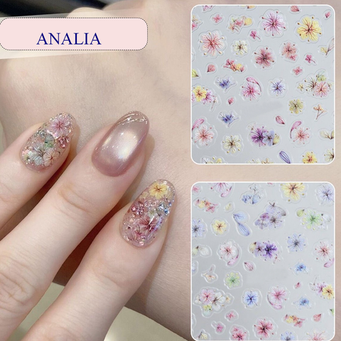  Sticker Nails Giả Hoa Khô 