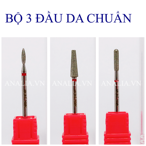  Bộ Đầu Mài Da 3 Cây 