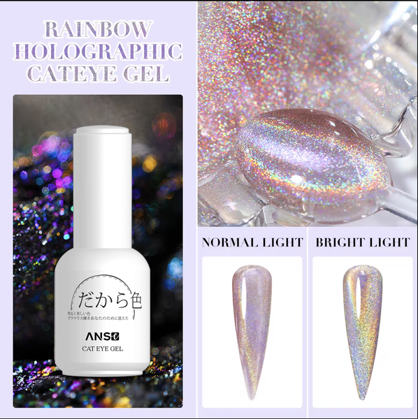  Sơn Gel Mắt Mèo ANSC Cầu Vòng 
