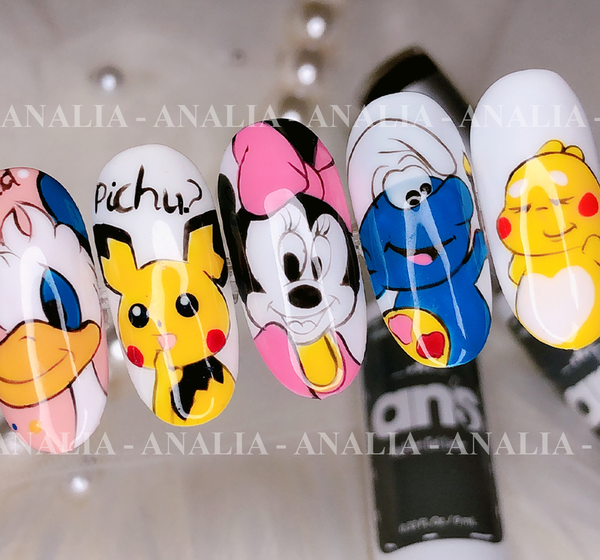  Nghệ Thuật Vẽ Cọ Nét Gel Chuyên Đề Hoạt Hình 