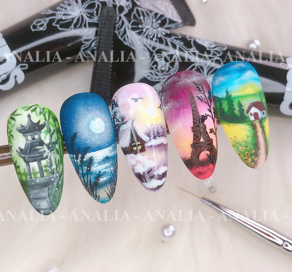  Nghệ Thuật Vẽ Cọ Râu Chuyên Đề Phong Cảnh 