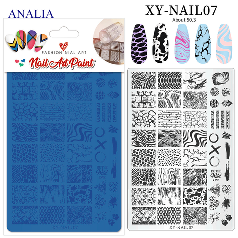  Khuôn in Nails XY-CF Bằng Thép 