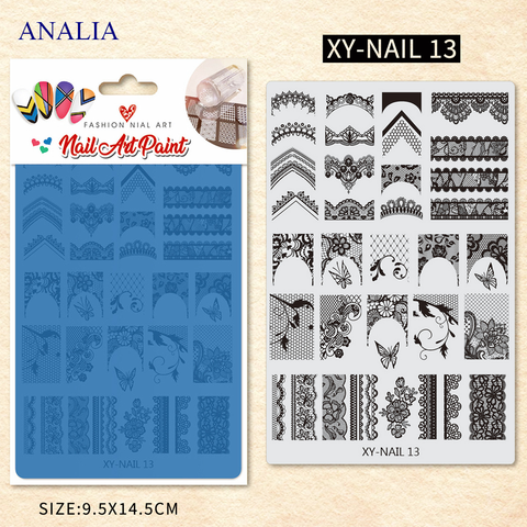  Khuôn in Nails XY-CF Bằng Thép 