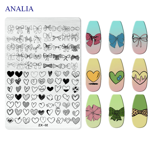  Khuôn in Nails ZX Bằng Thép 