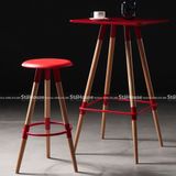 GHẾ BAR TRÒN 3 CHÂN MẶT NHỰA