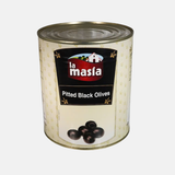 Quả oliu đen đã tách hạt La Masia 3 kg/lon