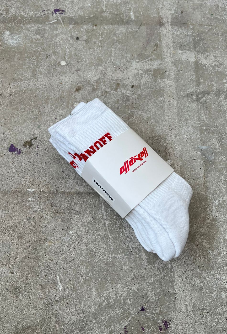  OFFONOFF EVERYDAY SOCKS PACK ( 3PCS ) / WHITE 