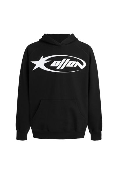 OFFON STAR CIRCLE HOODIE / BLACK – OFFONOFFCLUB