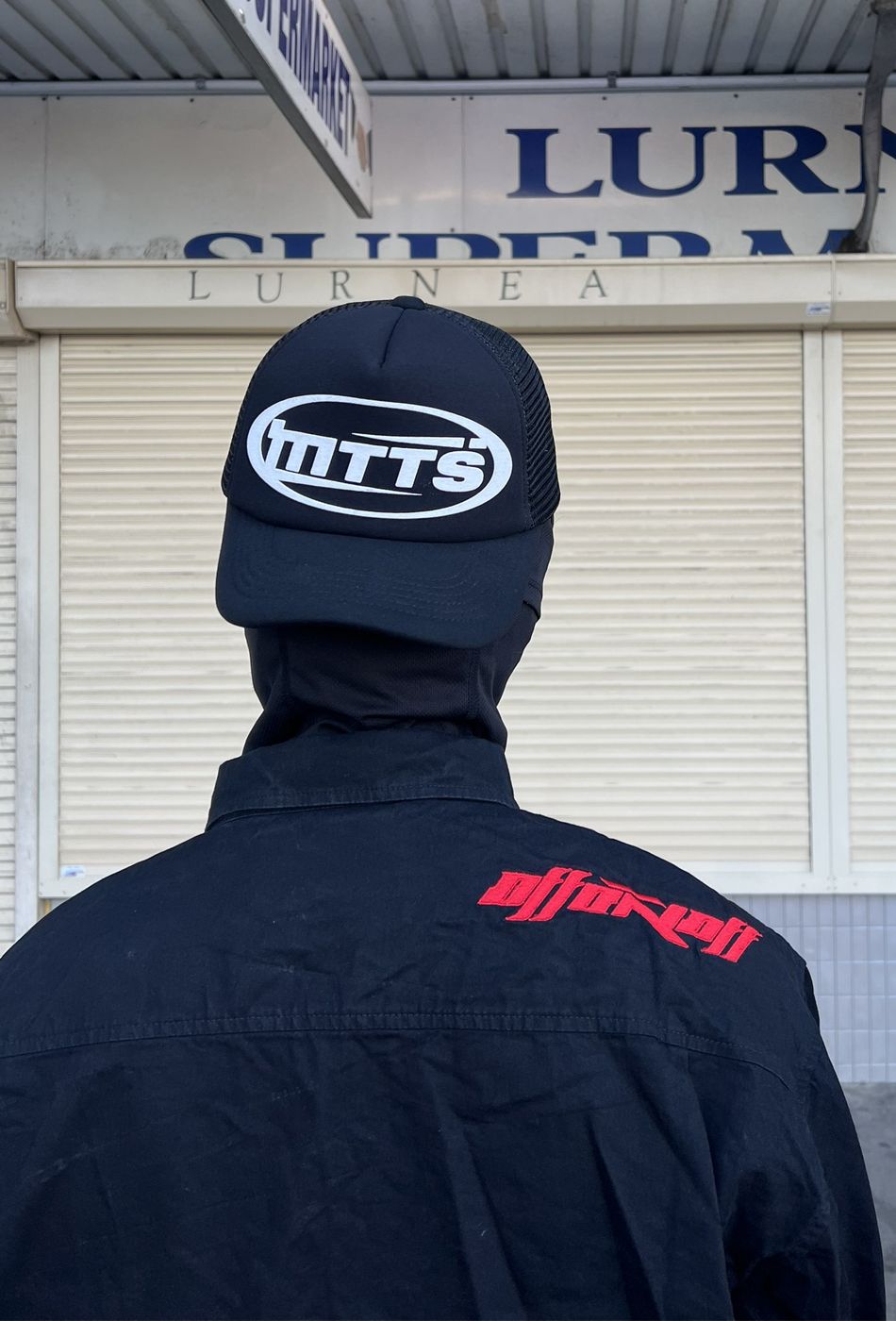  MTTS LOGO TRUCKER CAP - ALL BLACK 