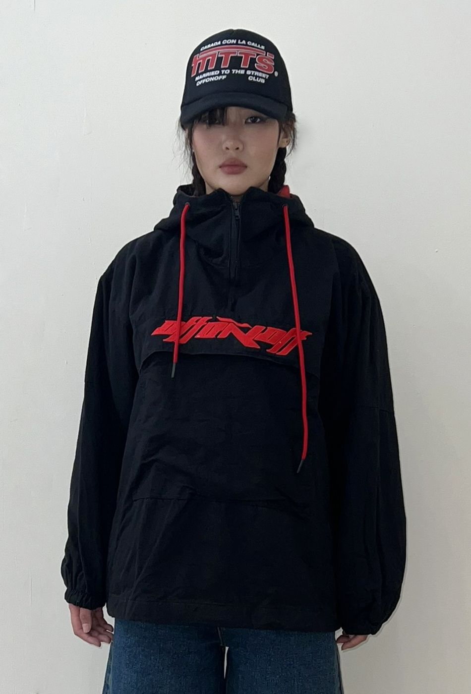  OFFONOFF - LGV2 PULLOVER JACKET / BLACK 