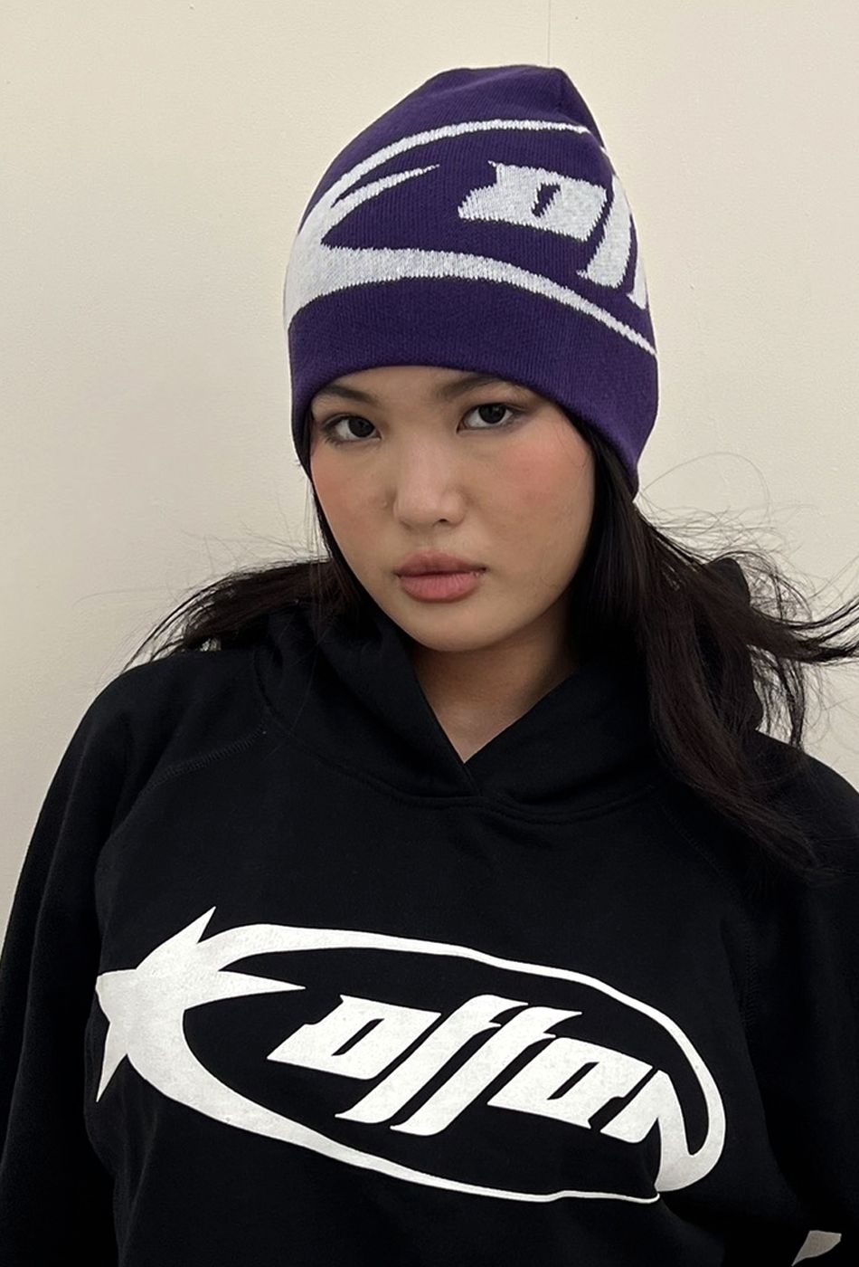  OFFONOFF LGV2 BEANIE / PURPLE 