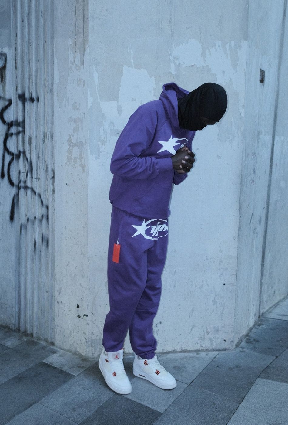  OFFONOFF STAR CIRCLE SWEATPANTS / PURPLE 