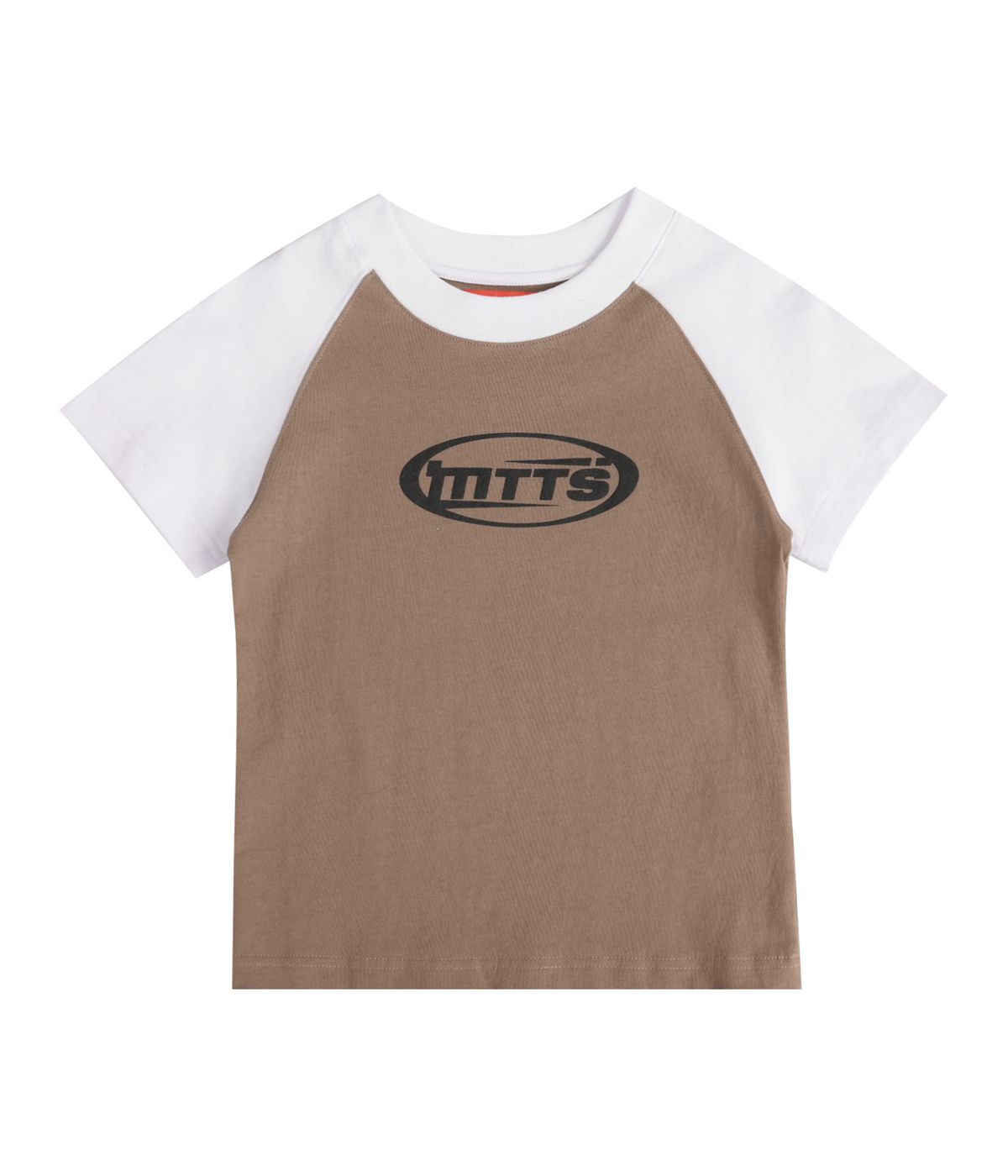  MTTS RAGLAN BABYTEE Brown/White 