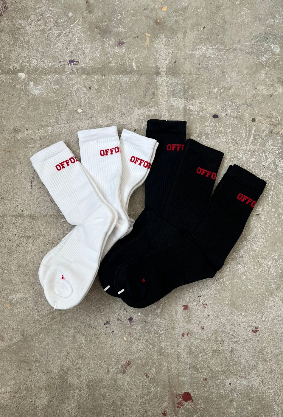  OFFONOFF EVERYDAY SOCKS PACK ( 3 PCS ) / BLACK 