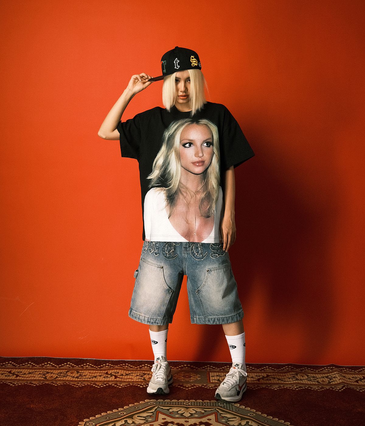  BRITNEY SPEARS OVERSIZE TSHIRT 