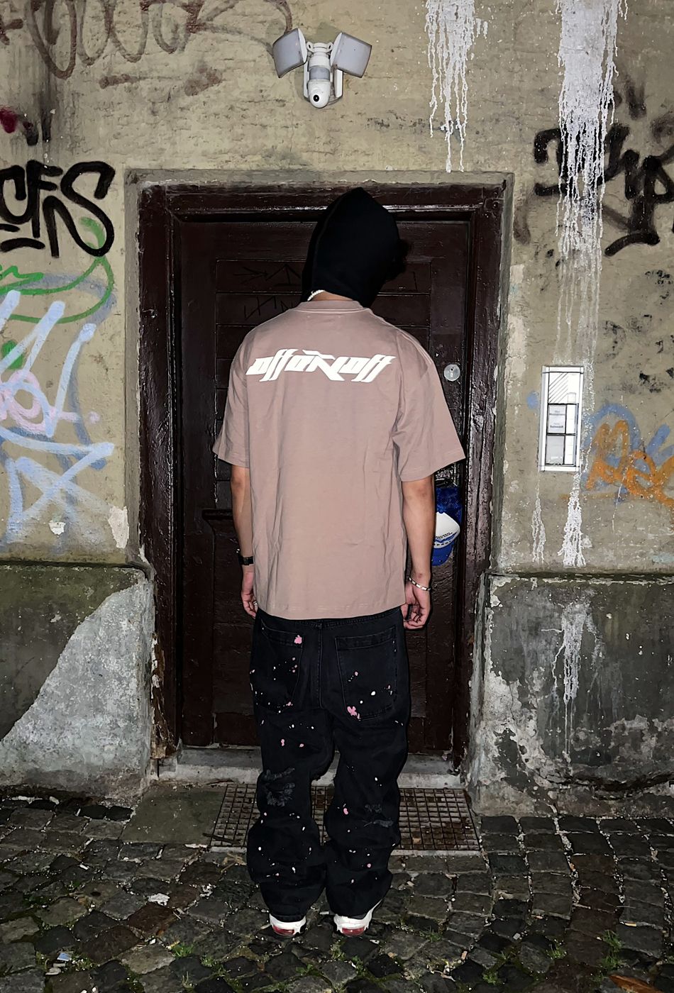  OFFONOFF LOGO V2 TSHIRT / BROWN 