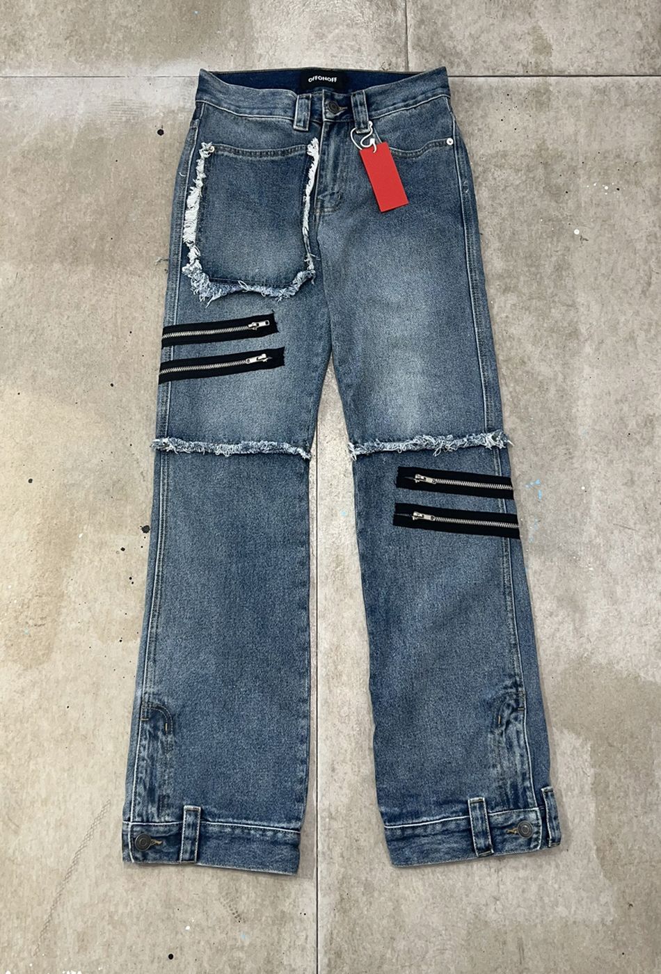  BLUE ZIP JEANS ( NEW UPDATE ) 