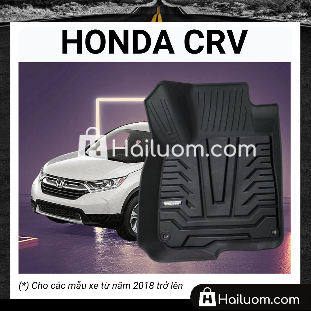 Thảm Lót Sàn Ô Tô Honda CRV 2018  2019  7 Chỗ Full Option