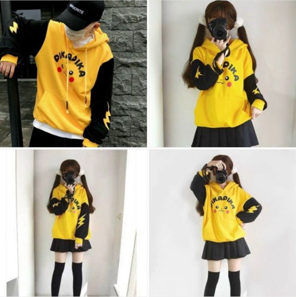 ÁO HOODIE NÓN UNISEX NAM NỮ PIKACHU