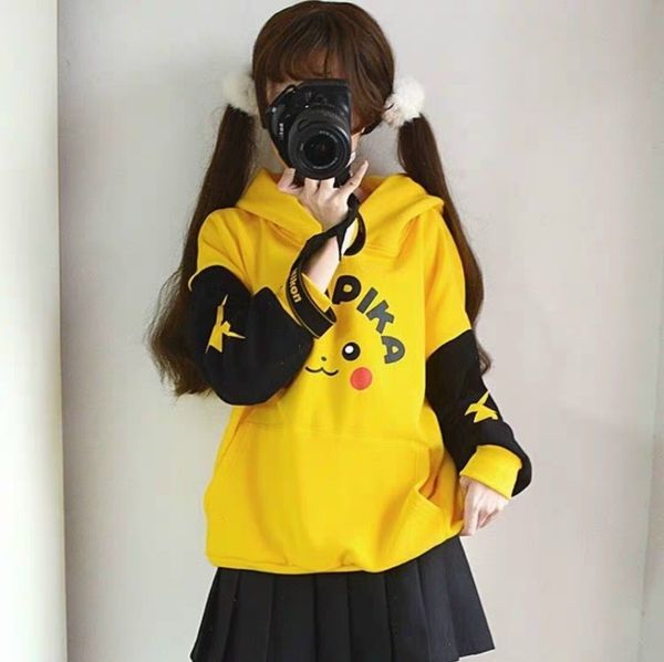 ÁO HOODIE NÓN UNISEX NAM NỮ PIKACHU