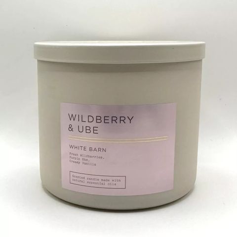  NẾN THƠM 3 BẤC BATH & BODY WORKS 3-WICK CANDLE WILDBERRY & UBE 