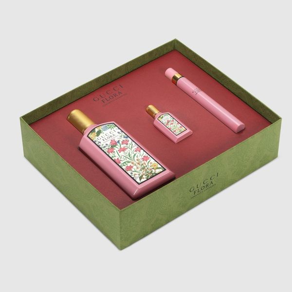  Gift Set Gucci Flora Gorgeous Gardenia Eau de Parfum 3pcs ( EDP 100ml & EDP 5ml & EDP 10ml ) 