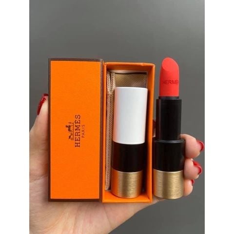  Son Hermès Matte Màu 53 Rouge Orange 