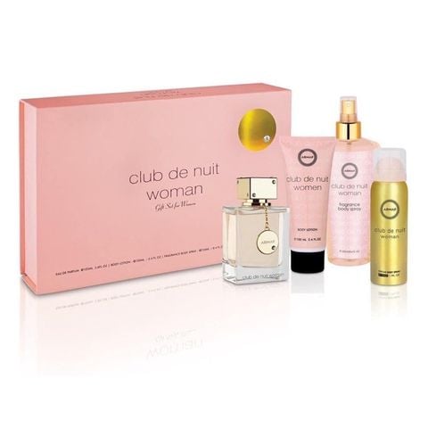  Bộ Quà Tặng Nước Hoa Armaf Club De Nuit EDP 4 Món 