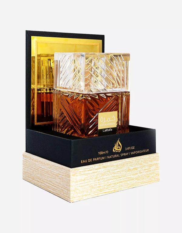 Lattafa Khamrah Eau de Parfum - El Abrazo Cálido del Lujo Oriental - YARA+ASAD+KHAMRAH+BHARARA