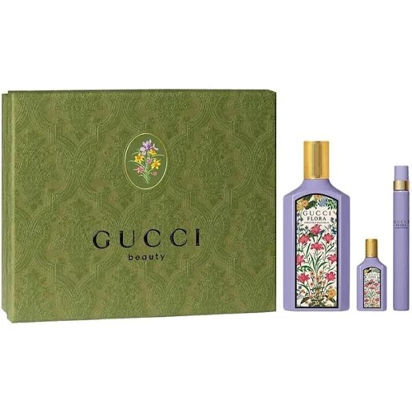  Set Nước Hoa Nữ Gucci Flora Gorgeous Magnolia EDP Gift Set 3 Món 