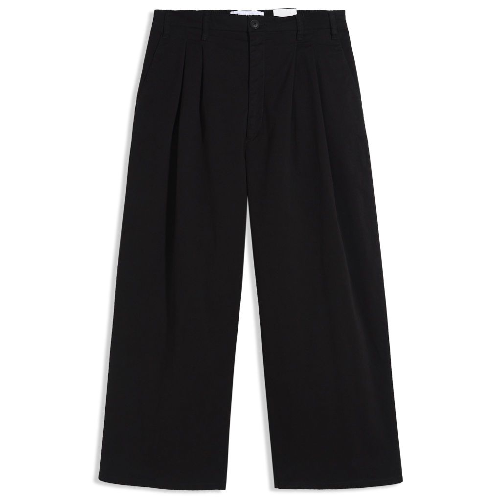  Quần Khaki Nam Trơn Ống Rộng Form Wide Leg 2401022 