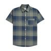 Áo Sơ Mi Tay Ngắn Cotton Caro Form Regular 2412004