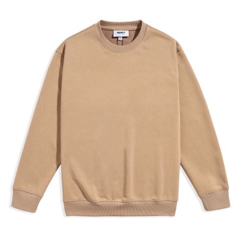 Áo Bộ Sweater Cotton Trơn Form Regular 2412013 AB