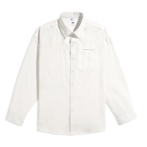  Áo Sơ Mi Tay Dài Cotton Thêu Form Oversize 2411012 