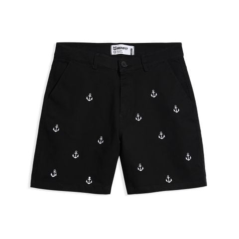  Quần Short Cotton Thêu Form Slimfit 2409002 