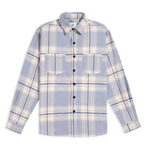  Áo Sơ Mi Tay Dài Cotton Caro Form Regular 2412003 