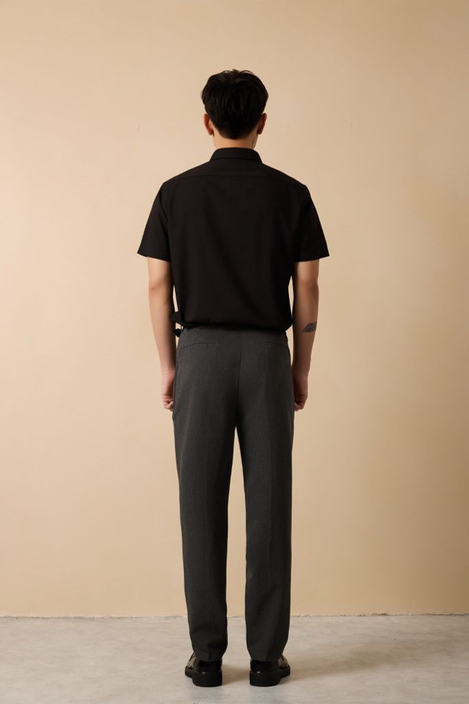  Áo Sơ Mi Tay Ngắn Cotton Trơn 2409016 