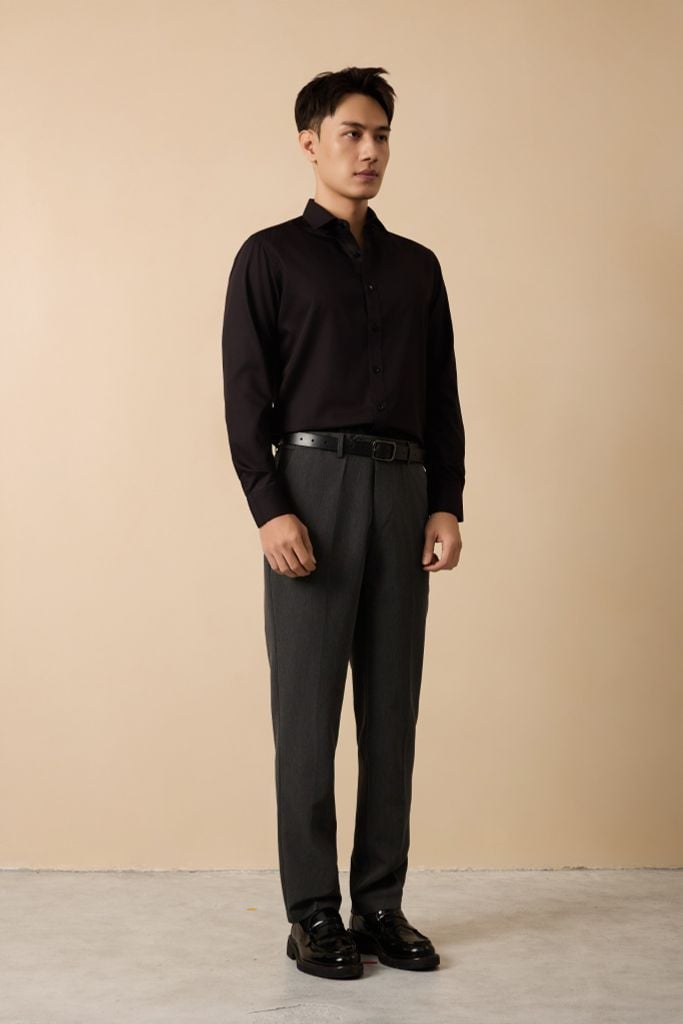  Quần Tây Nam Cotton Trơn Form Slimfit S8976-6 