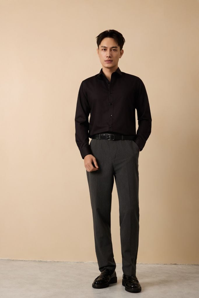  Quần Tây Nam Cotton Trơn Form Slimfit S8976-6 